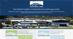 Desktop Screenshot of aotearoapark.co.nz